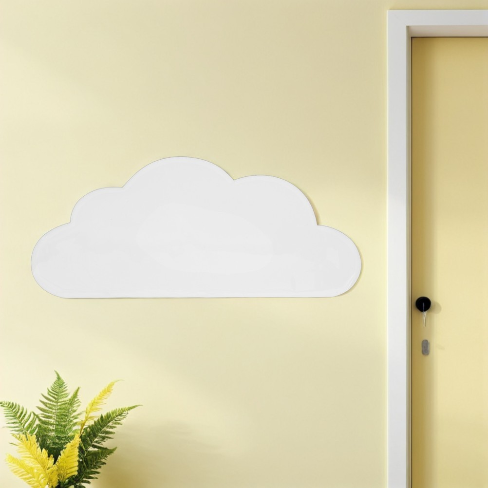 3 Pack Removable Cloud Whiteboard Stickers Reusable Dry Erase Wall Labels