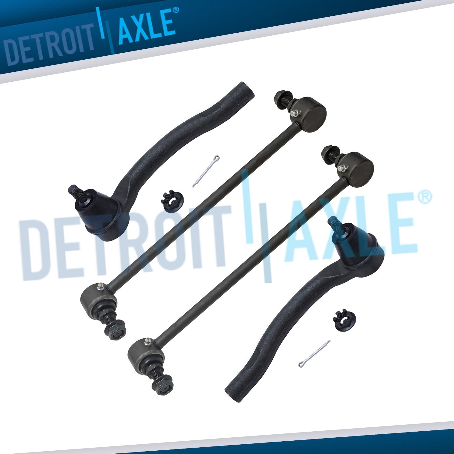 Front Sway Bar Links Outer Tierods for 2009 2010 2011 2012 2013 MDX ZDX Pilot