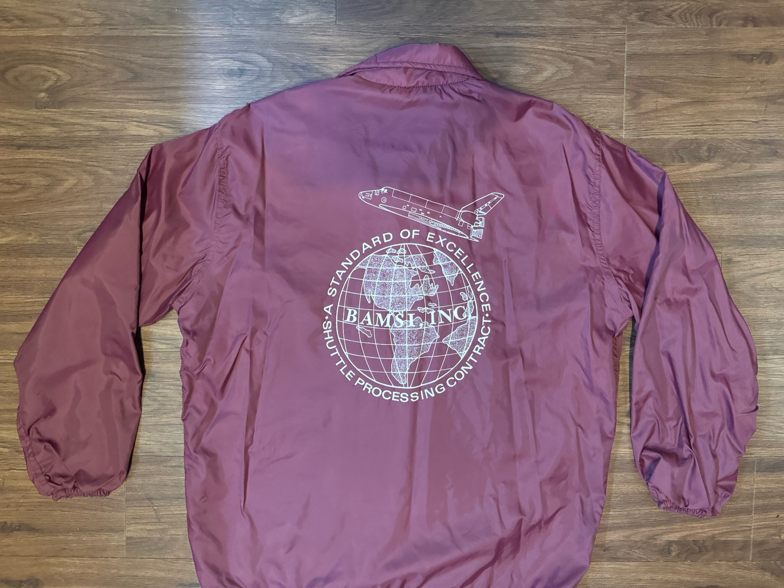 Vintage Bamsi Inc. Space Shuttle Jacket Size Large