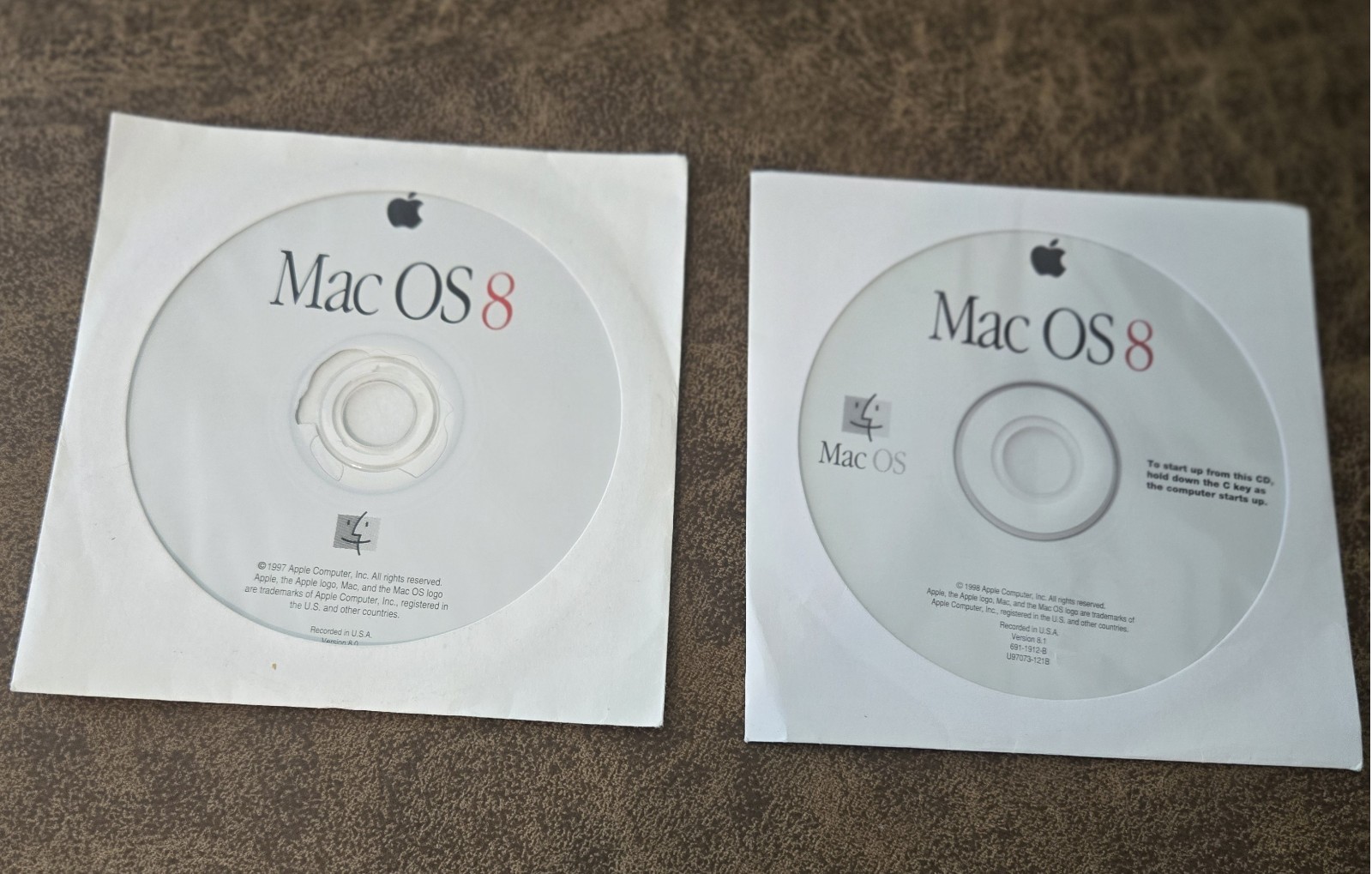Apple Macintosh Mac OS 8 Version 8.0 CD Software Install Istallation CDs