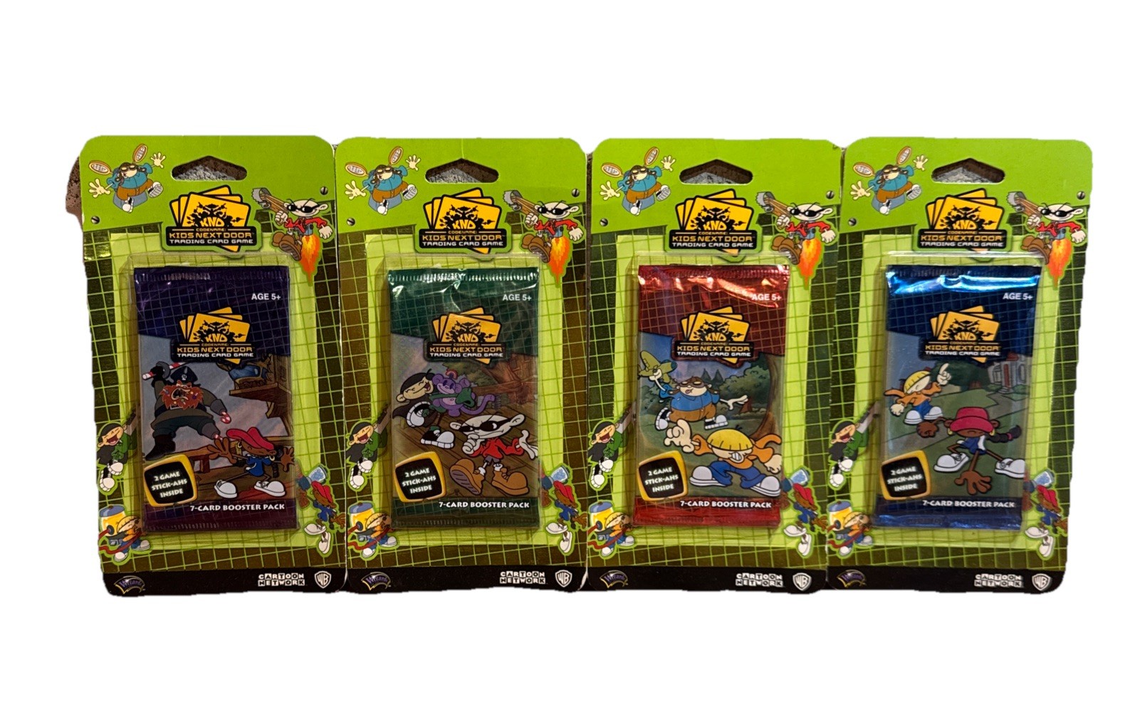 Codename Kids Next Door Trading Cards Game 2005 Wizards Of The Coast Set Of 4
