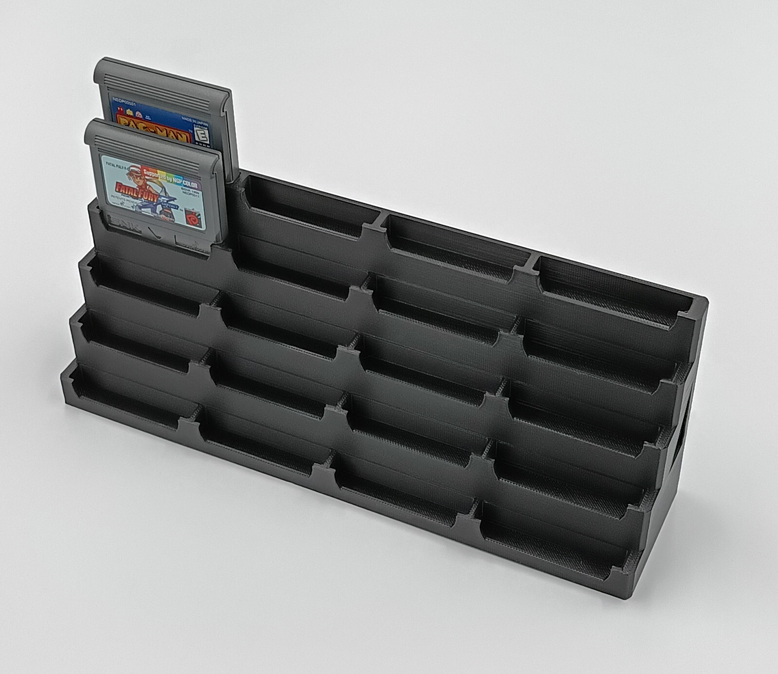 Display Stand Tower Holder For Neo Geo Pocket Color Cartridges - Holds 20 Games