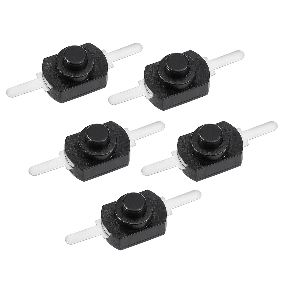 5 Pcs 2 Terminal PCB Latching Tactile Tact Push Button Switch for Torch