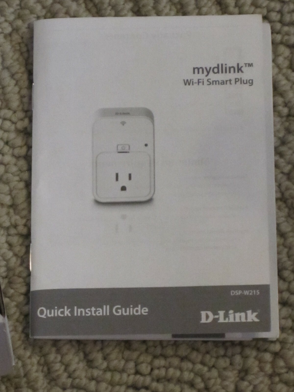 D-Link Mydlink Wi-Fi Smart Plug DSP-W215