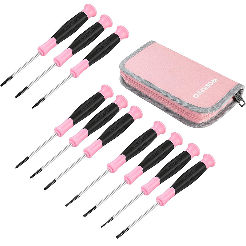 WORKPRO 10PCS Precision Screwdriver Set Slotted Torx Phillips Star Screwdrivers