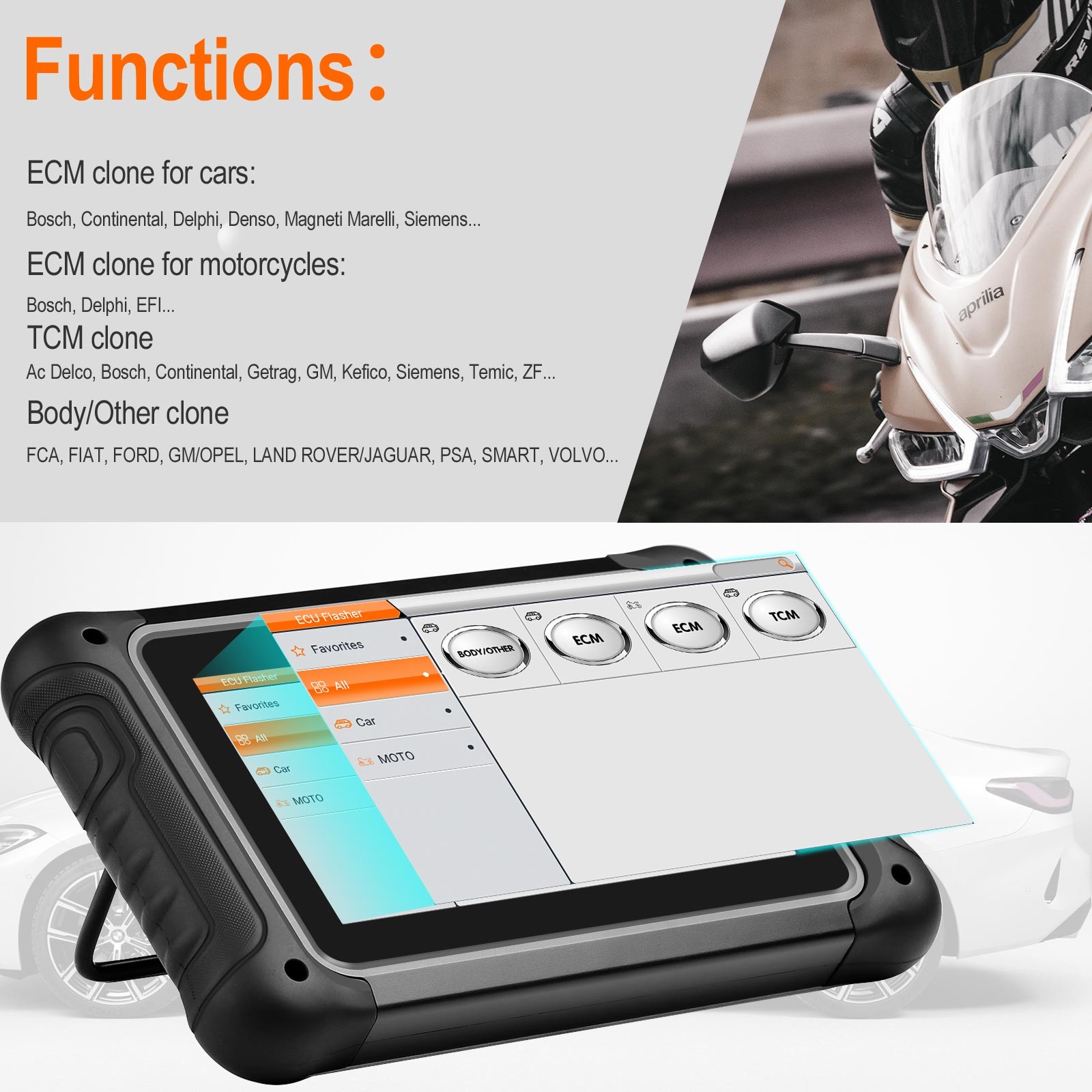 OBDSTAR DC706 E-CU Tool Full Version ECM +TCM +BODY +MP001 Programmer+ P003+ Kit