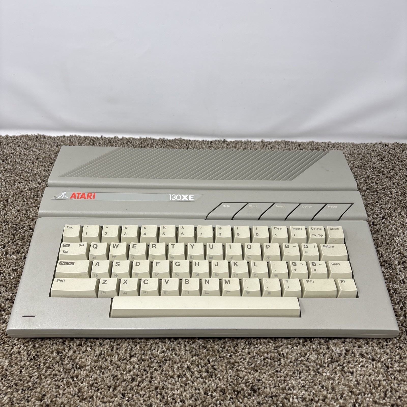 Atari XE 130xe Computer NTSC with Power Supply and RF cable - Tested