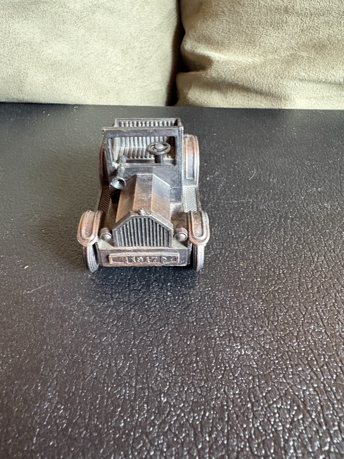 Vintage Miniature 1917 Antique Car Die Cast Pencil Sharpener Antique Decor