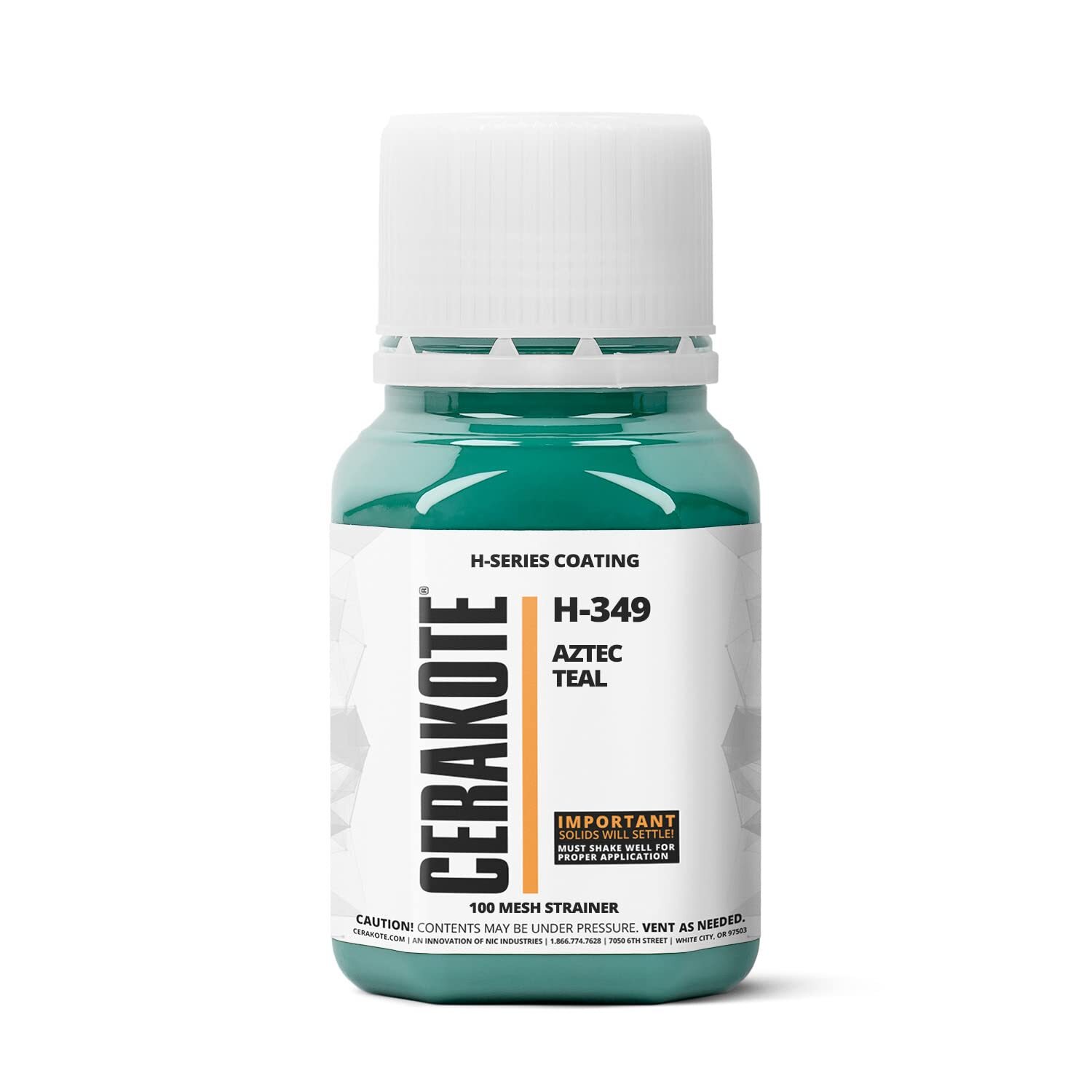 CERAKOTE® H-SERIES Oven Cure Coating with Part B H-349 AztecTeal (4oz)