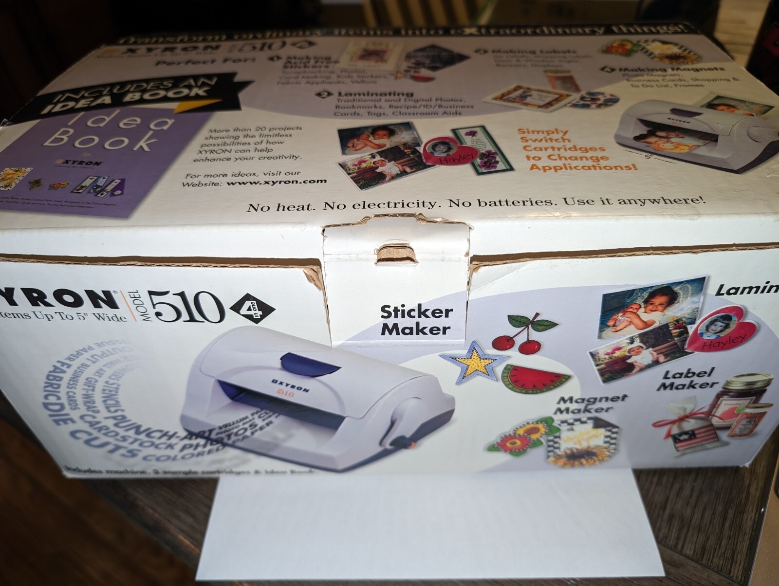 Xyron Model 510 Creative Sticker Tool Multi-Use Laminating Machine Refills Inc.