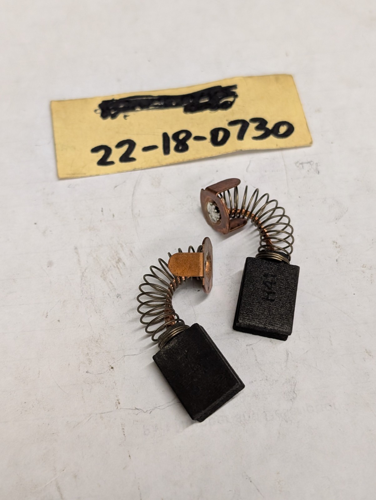 Genuine Milwaukee 22-18-0730 Carbon Motor Brushes Set of 2 OEM New