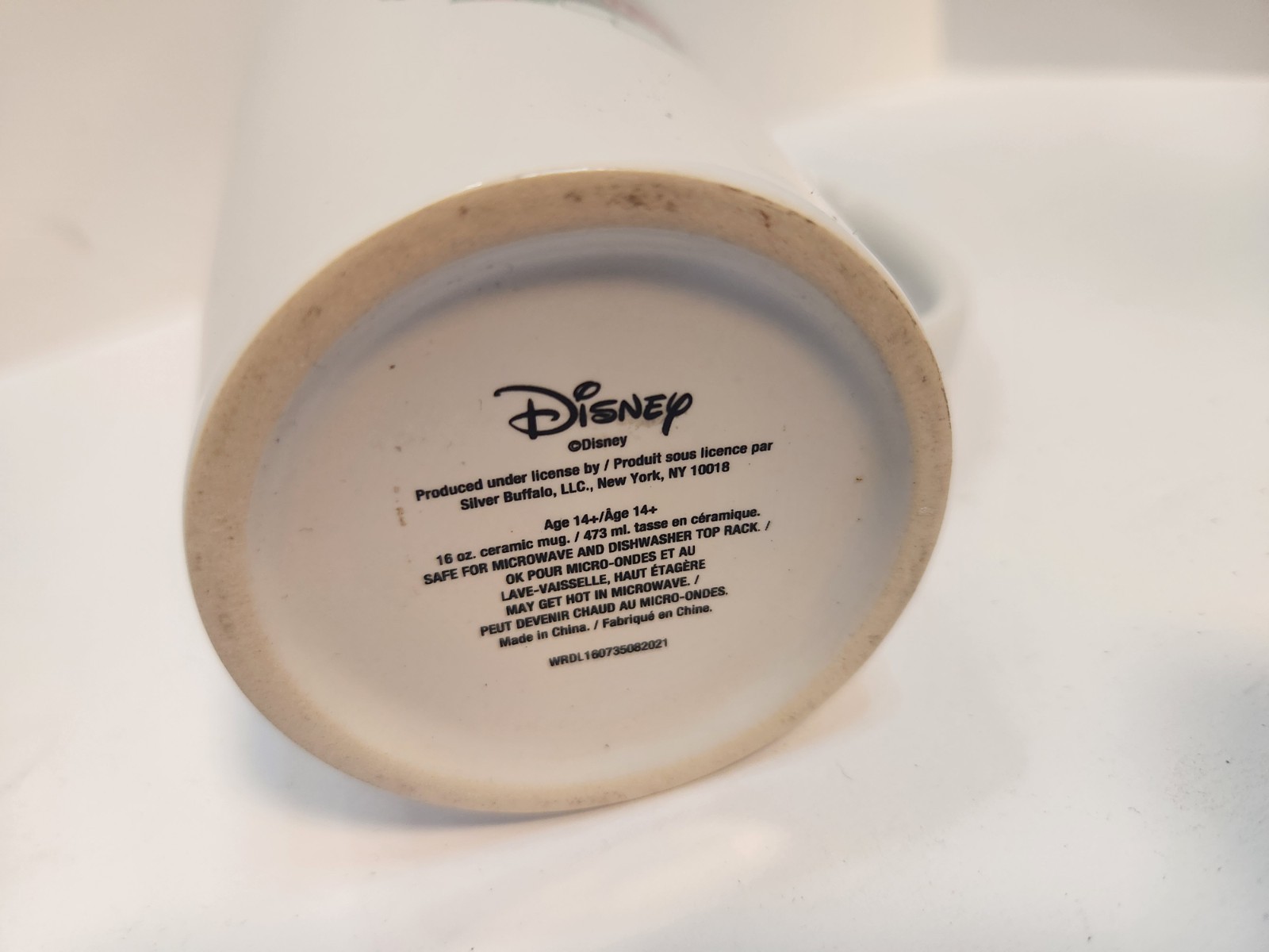 MICKEY MOUSE Disney WITH LETTER S XMAS MUG 16 Oz