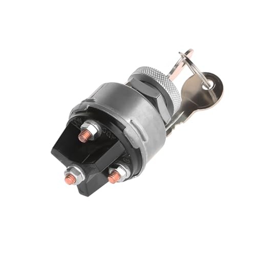 Car Ignition Switch with Key, 12V Vehicle Key Ignition Switch, 4 Position Acc