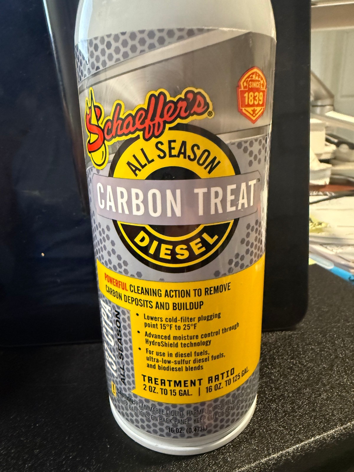 Lot of 11– Schaeffer’s Diesel Fuel Additive CarbonTreat All Season 16oz – Bulk