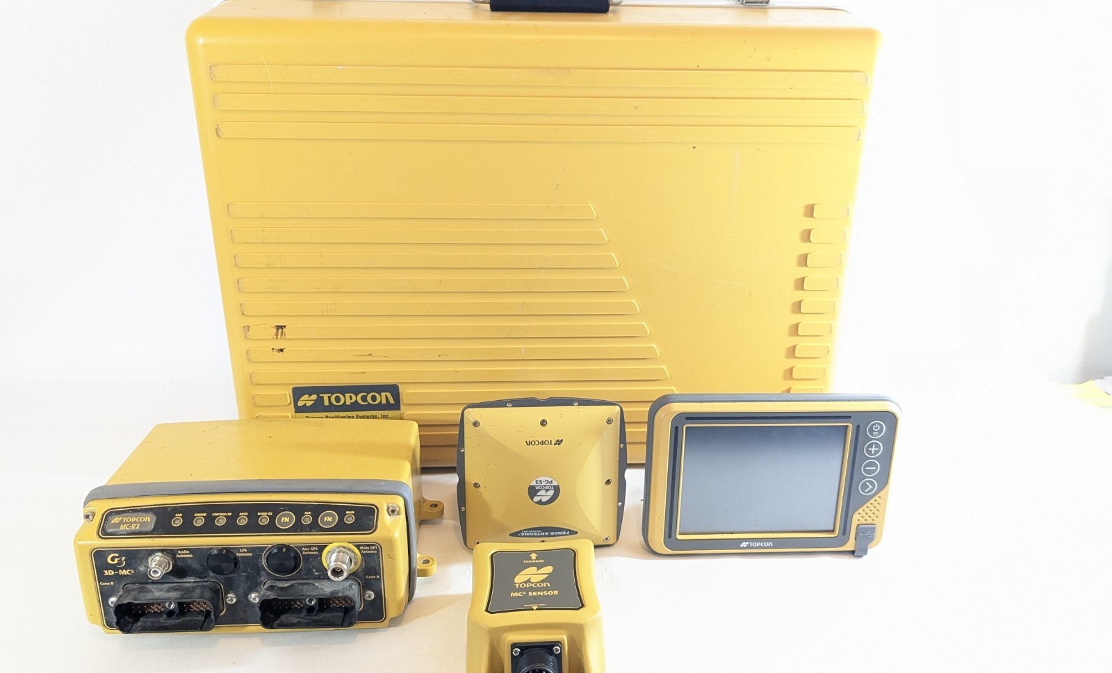 Topcon G3 MC-R3 UHF 3D-MC2  Dozer Machine Control GX55 PG-S3 MC2 Sensor Kit