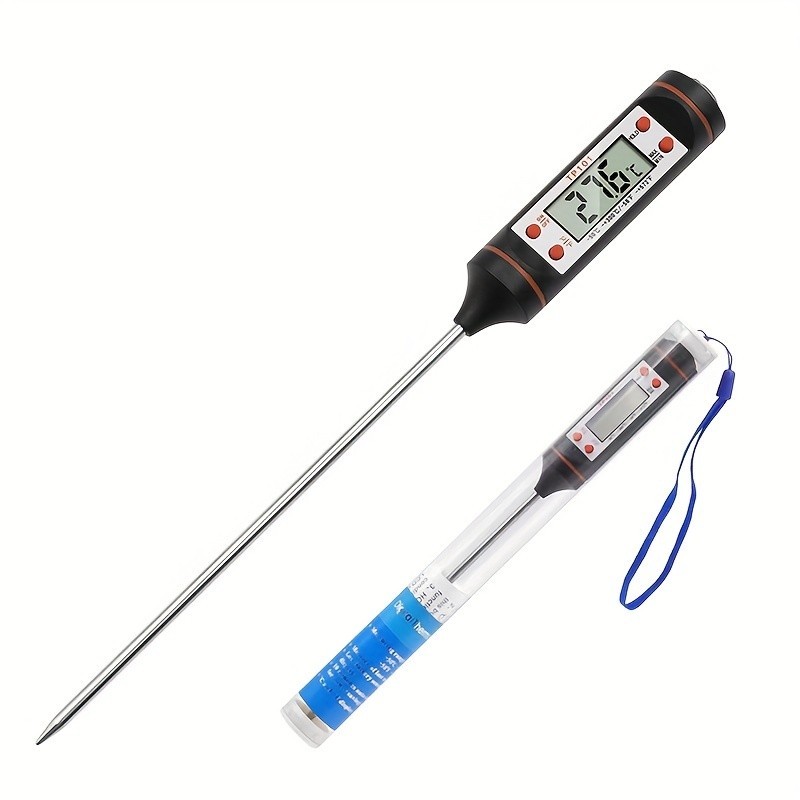 Instant Read Digital Meat Thermometer BBQ Grill Smoker For Kitchen Food Cooking