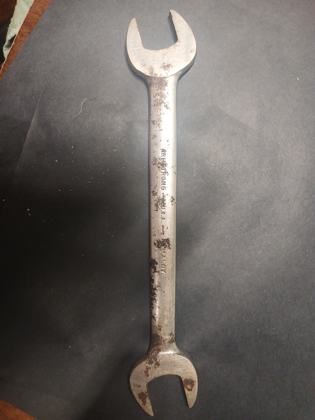 Vintage Armstrong Armaloy 1031-B Open End Wrench 13/16" x 25/32” Made In USA