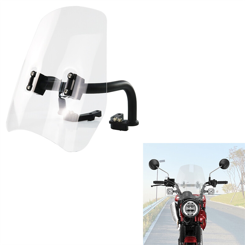 Windscreen Windshield Fit For HONDA CRF300L 2021-2024 Clear