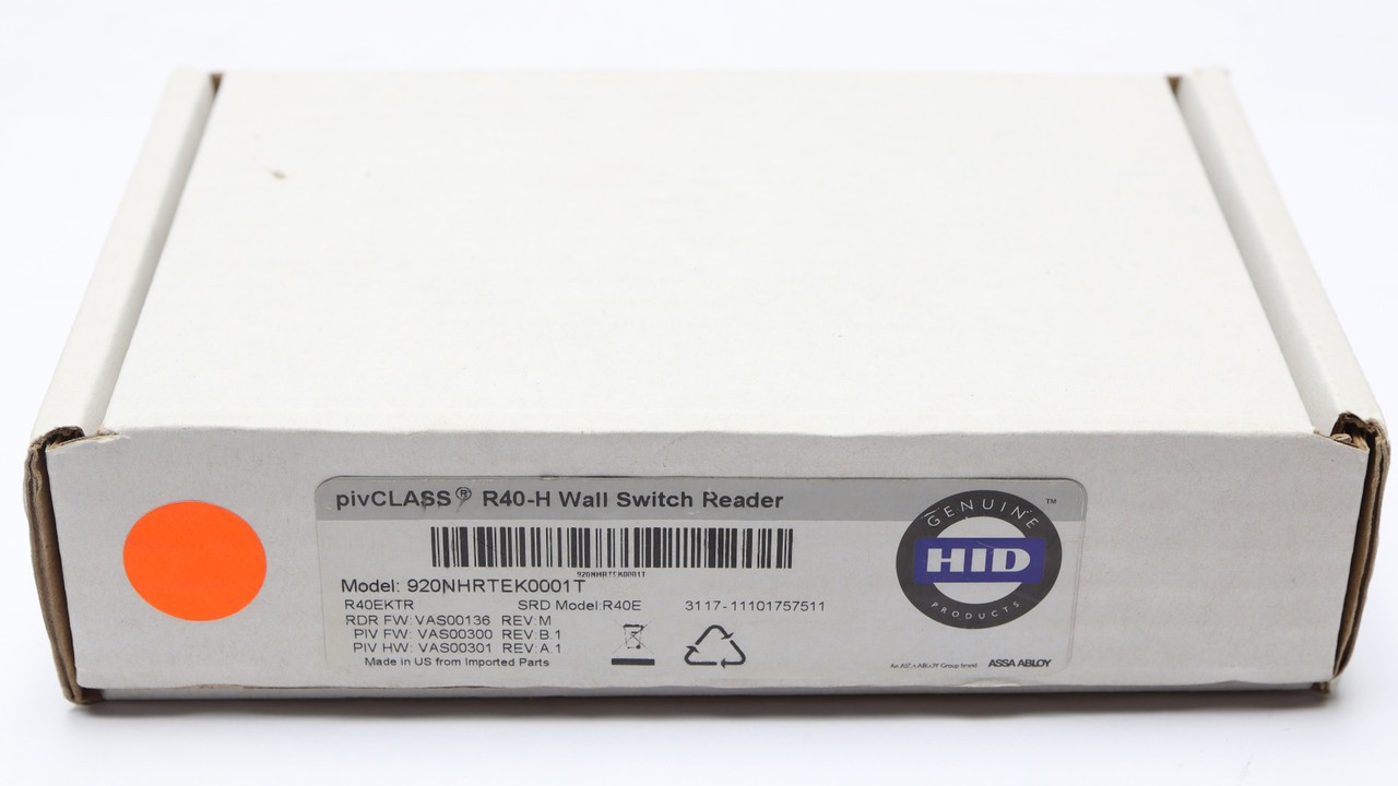HID 920NHRTEK0001T Multiclass RP40 Smart Card Reader