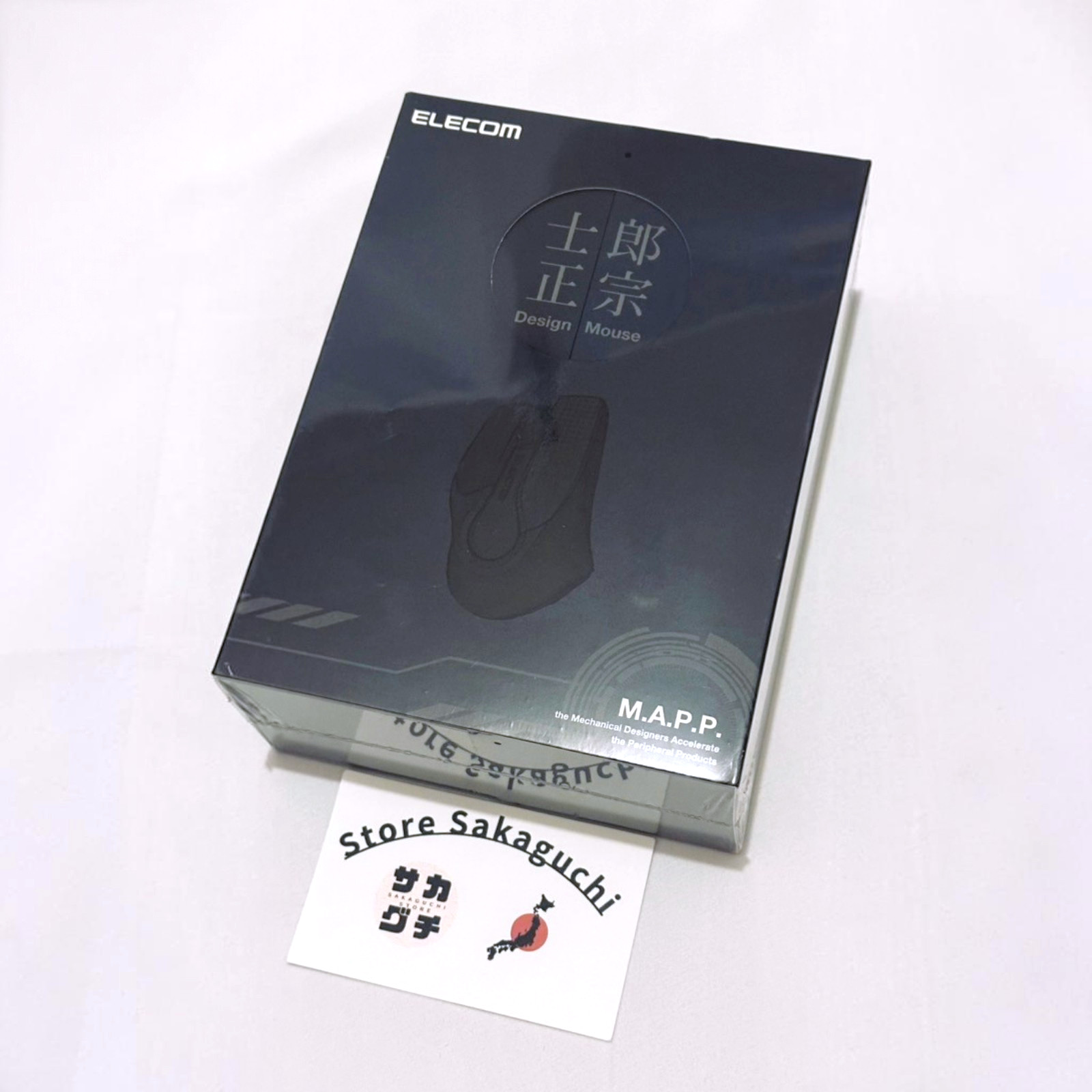 ELECOM Masamune Shirow Design Mouse Bluetooth 5-Button Ghost in the Shell Black
