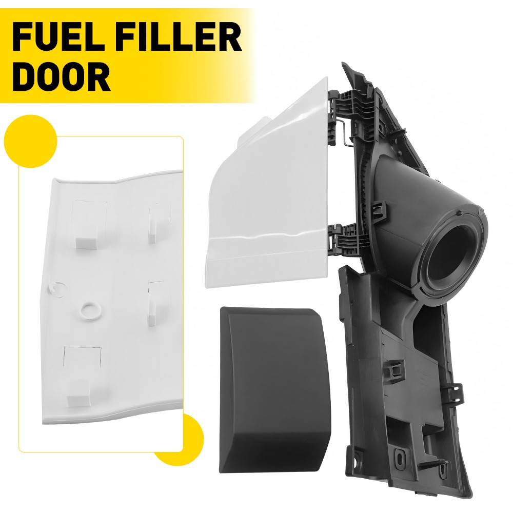 Fit Fit 15-23 Transit Van 250 150 350 Gas Fuel Door Tank &Cover Filler Assembly
