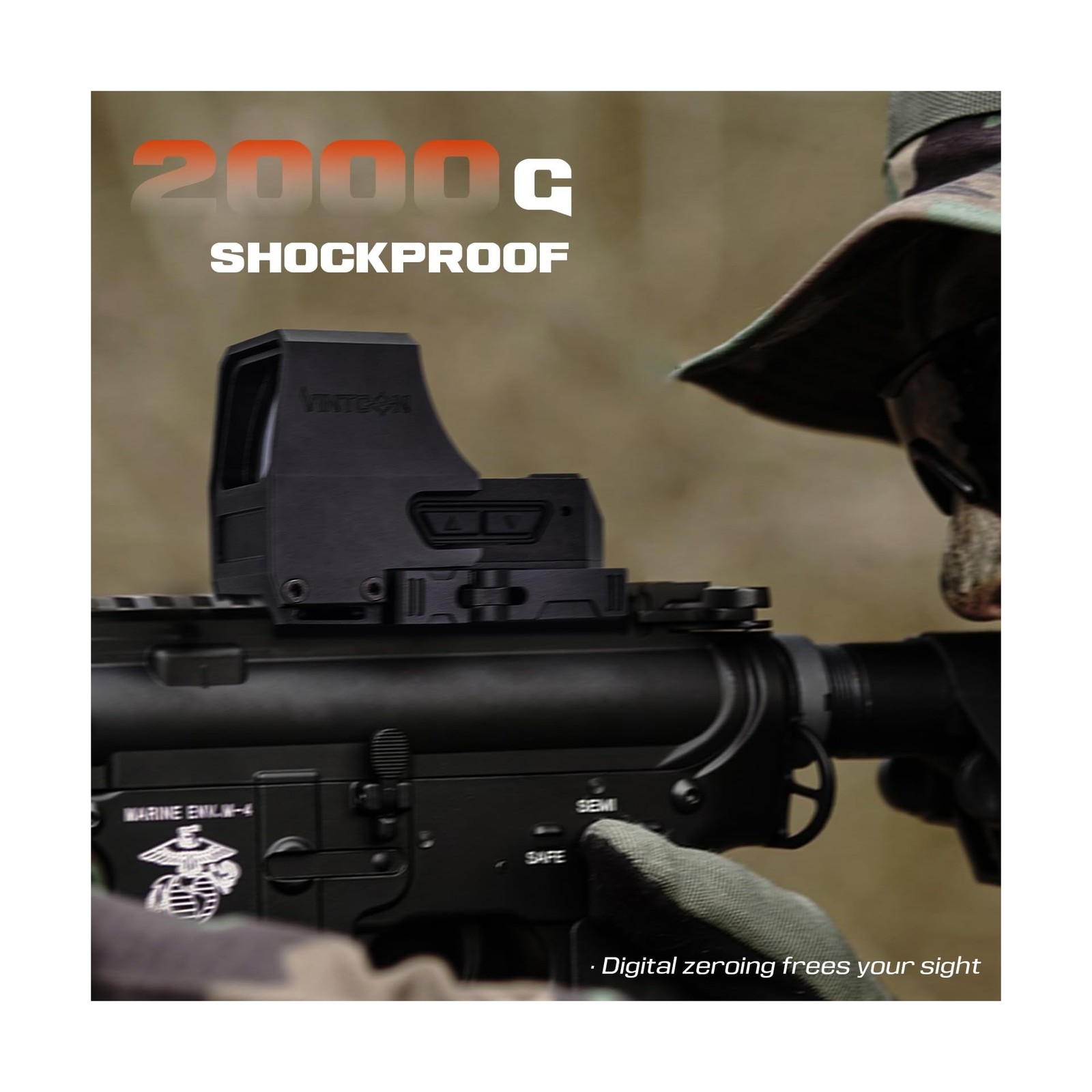 URSA Multi-Reticle Red Dot Sight, 1x35mm Extra-Large Window Reflex Sight, Sha...