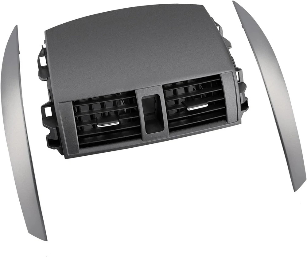 2008-2013 Corolla Center A/C Dash Air Vent with Cover Strips - Tri Color