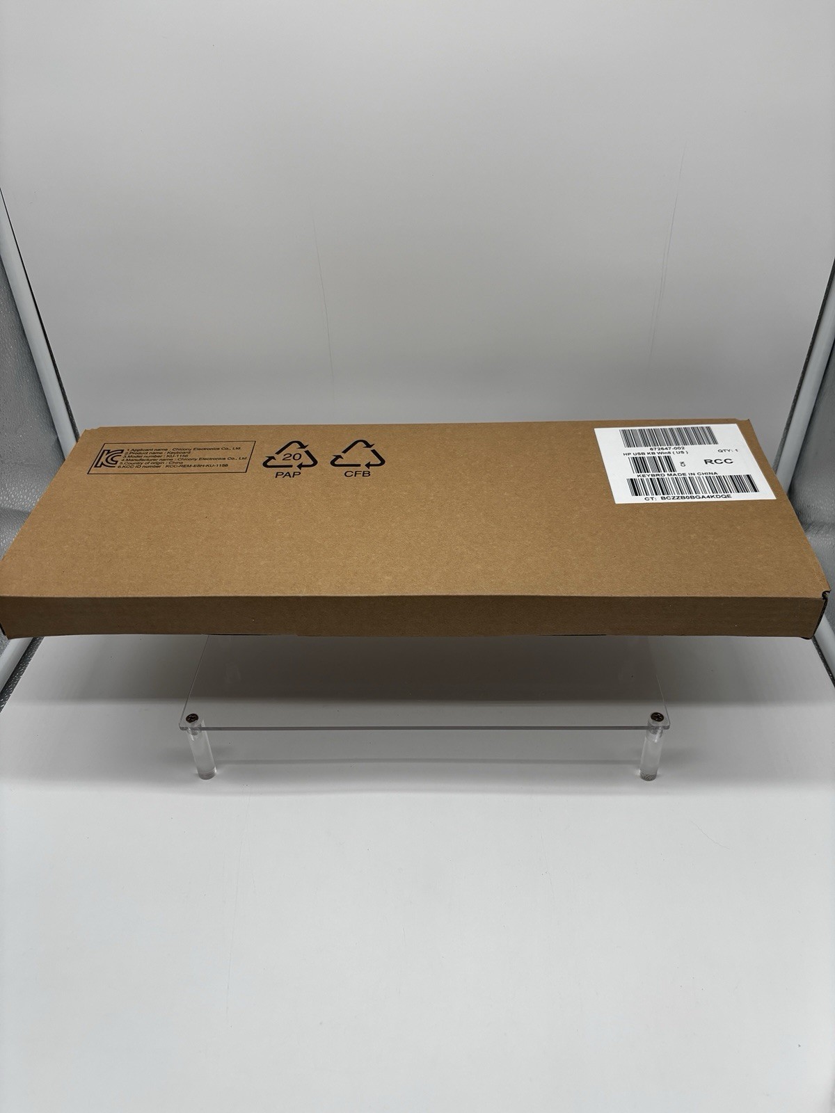HP Computer Keyboard Wired USB Black 672647-002 US  New In Box