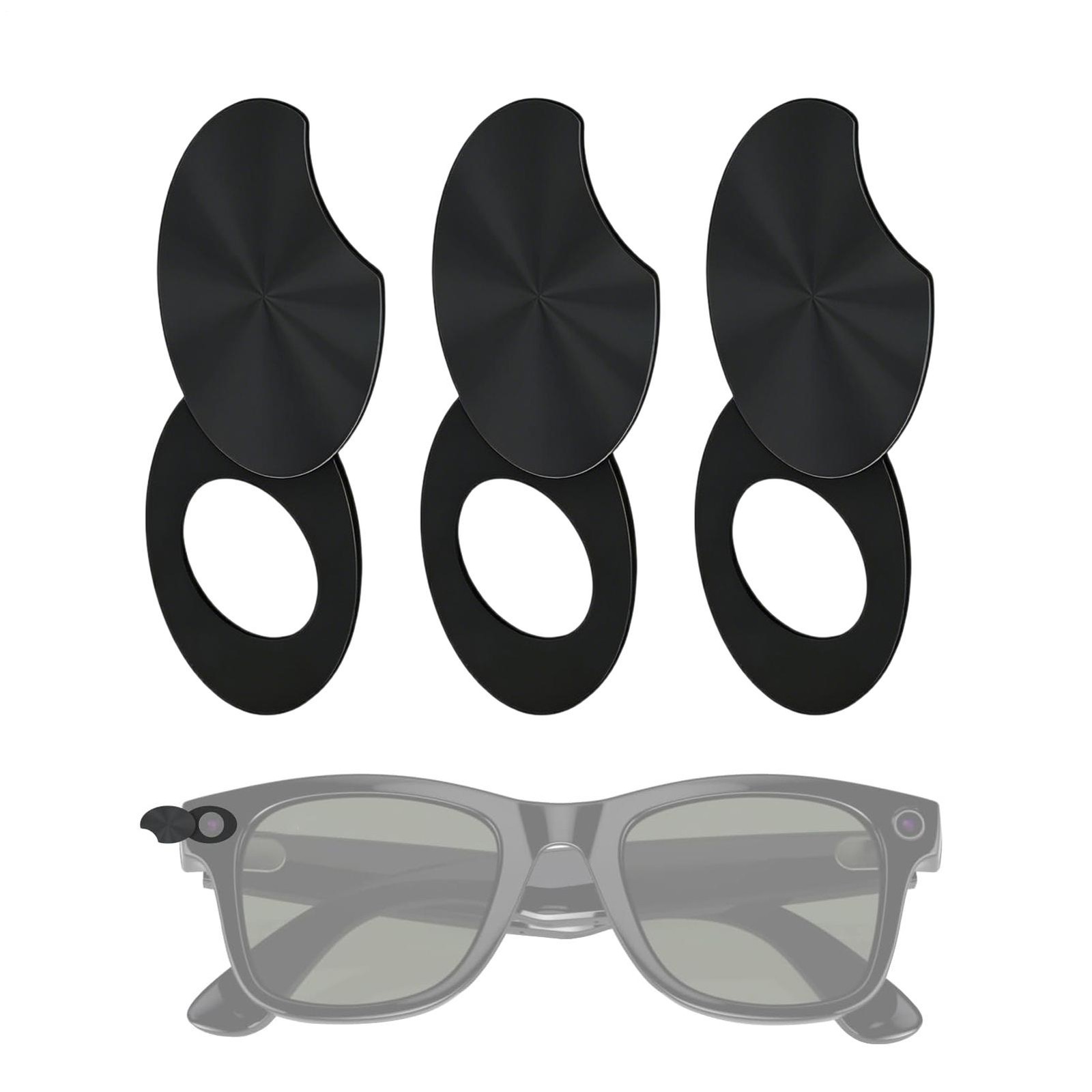 For Ray-Ban Meta Glasses Camera Cover 3 Pieces Smart Anti-Spying Justifiable