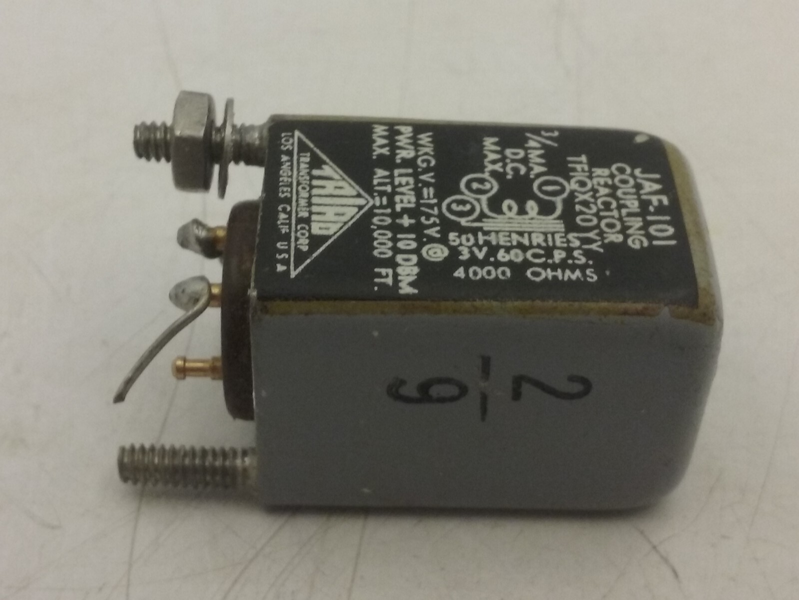 TRIAD JAF-101 COUPLING REACTOR