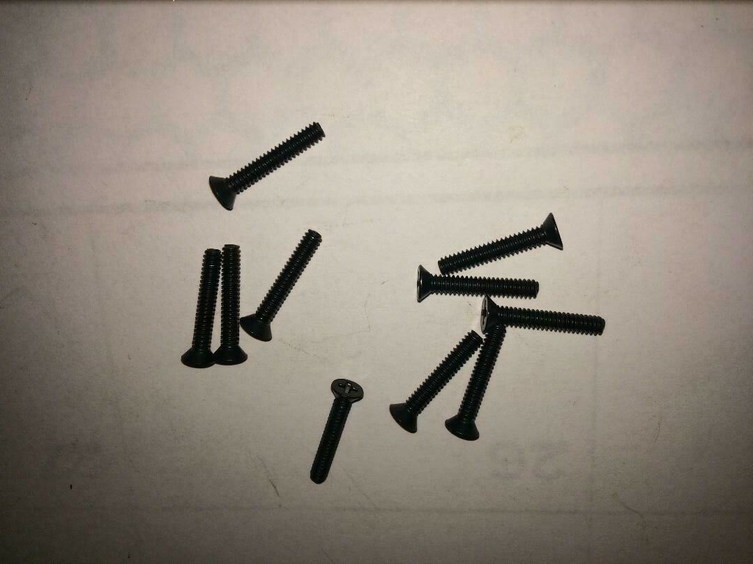 LIONEL PARTS ,10 SCREWS, 736-30 , ECCENTRIC CRANKS , 4/40 THREAD