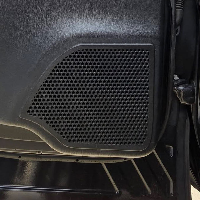 2020-26 Ford Police Interceptor Utility Rear Door Speaker Grill Access Kit