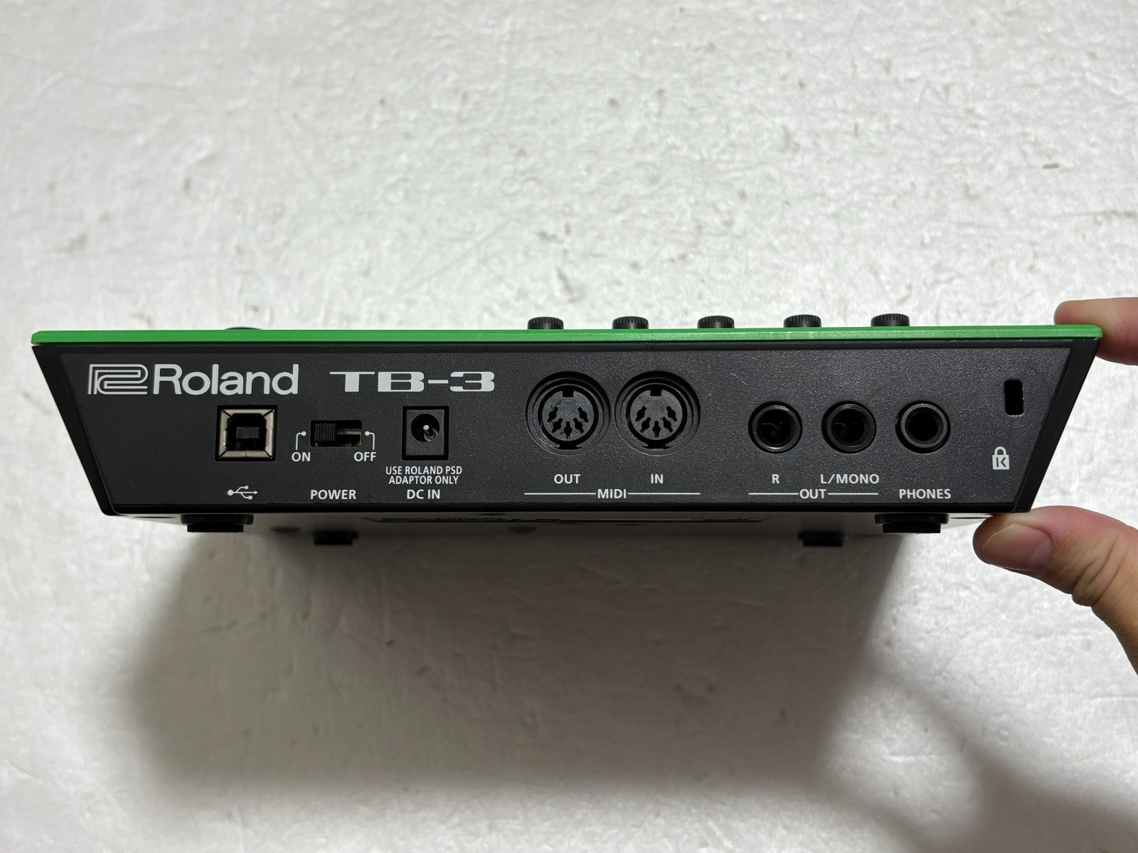 Roland TB-3 AIRA Touch Bassline Synthesizer with Adapter Used from Japan