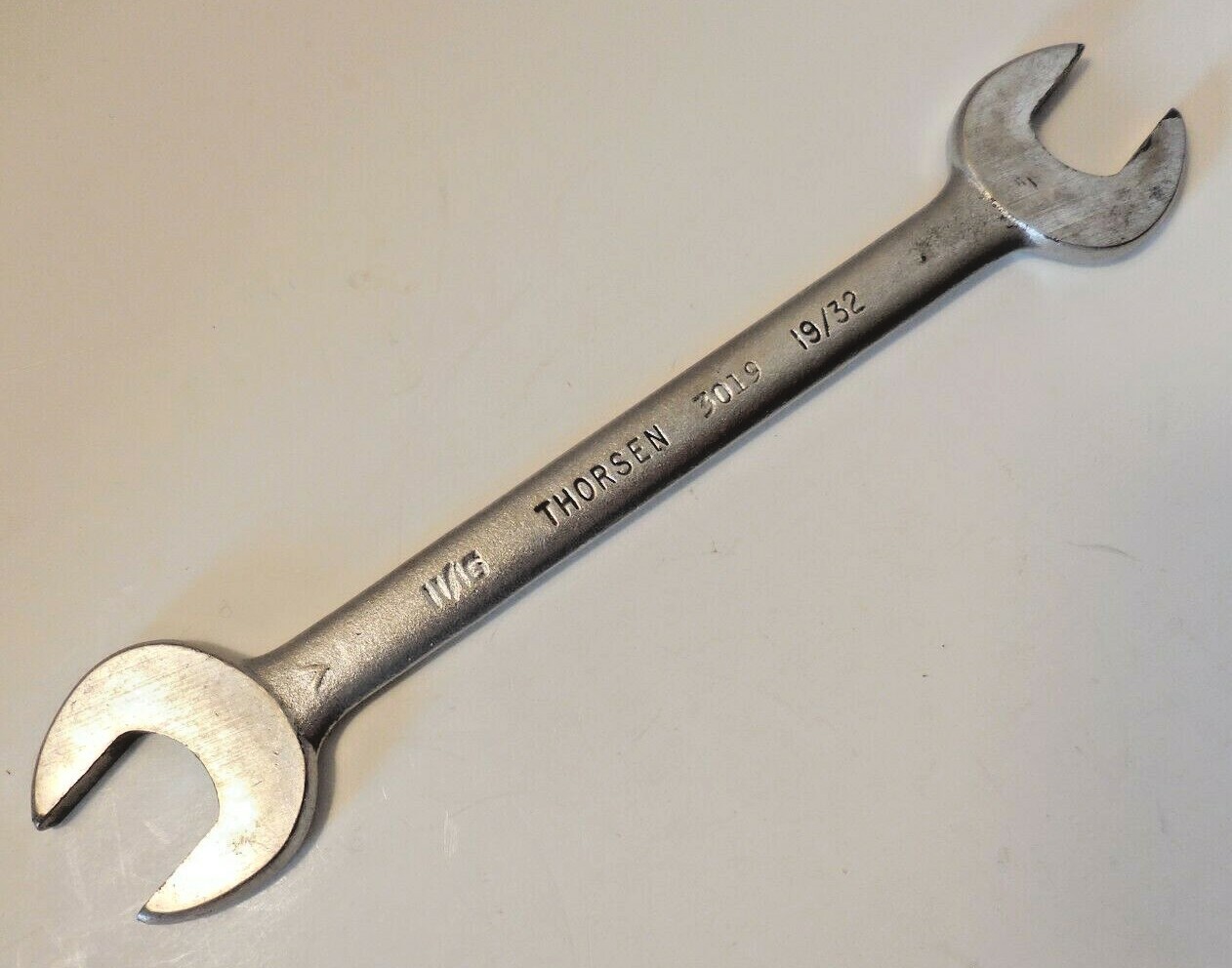 Vintage Thorsen 11/16 x 19/32  SAE Open End Wrench  3019  B6