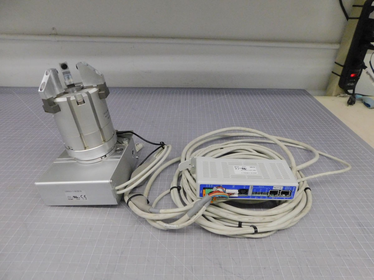 SMC LER50J-1-RICE18 ELECTRIC ROTARY TABLE+GRIPPER+ELECTRIC ACTUATOR CONTROLLER M