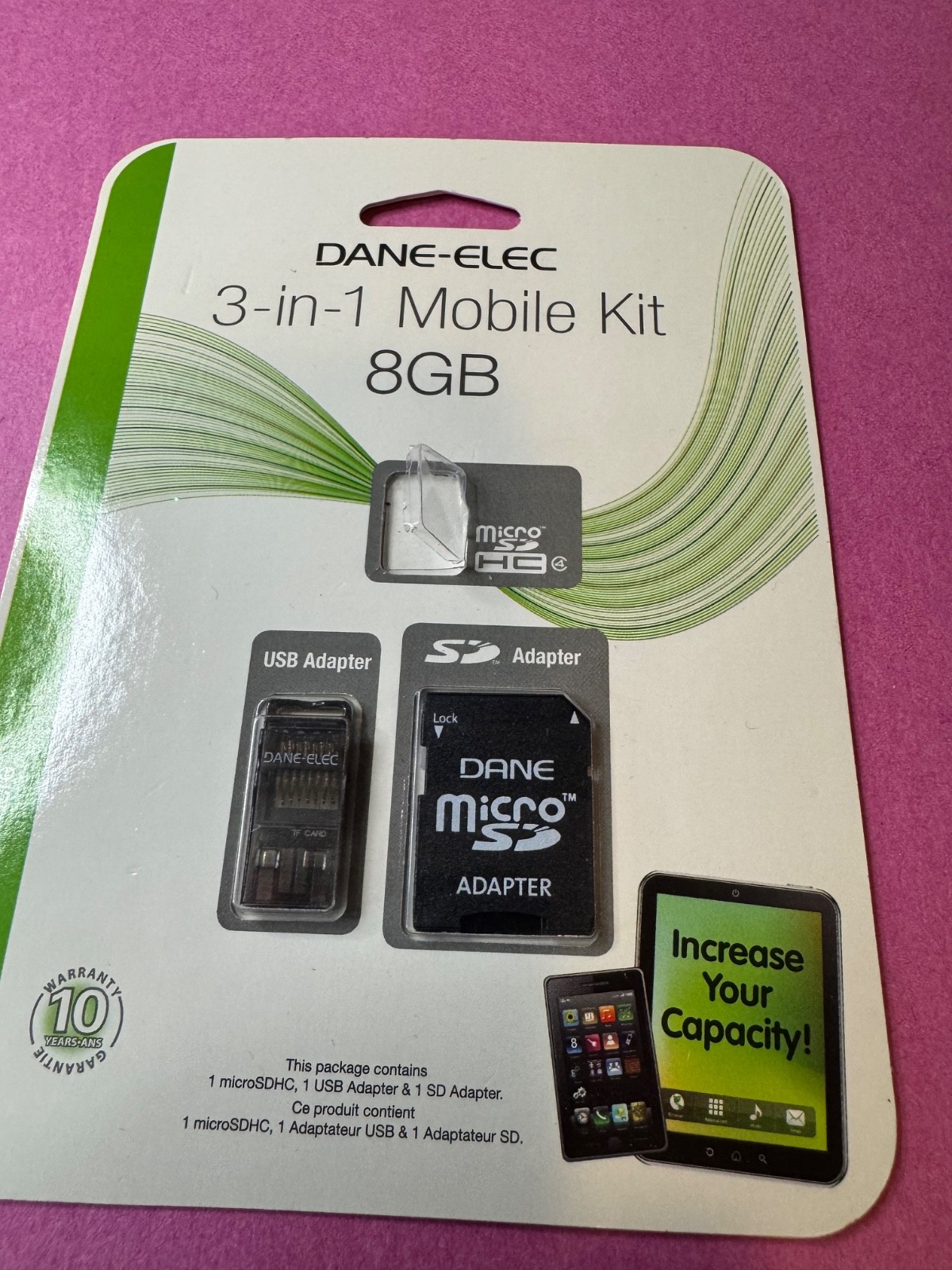 DANE USB ADAPTER/ MICRO SD ADAPTER. No Micro card. Adapters only