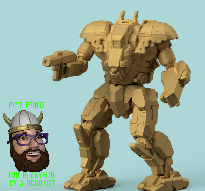 CLN-7V BN Chameleon  Alternate Mech Model For Battletech 6mm-10mm-15mm