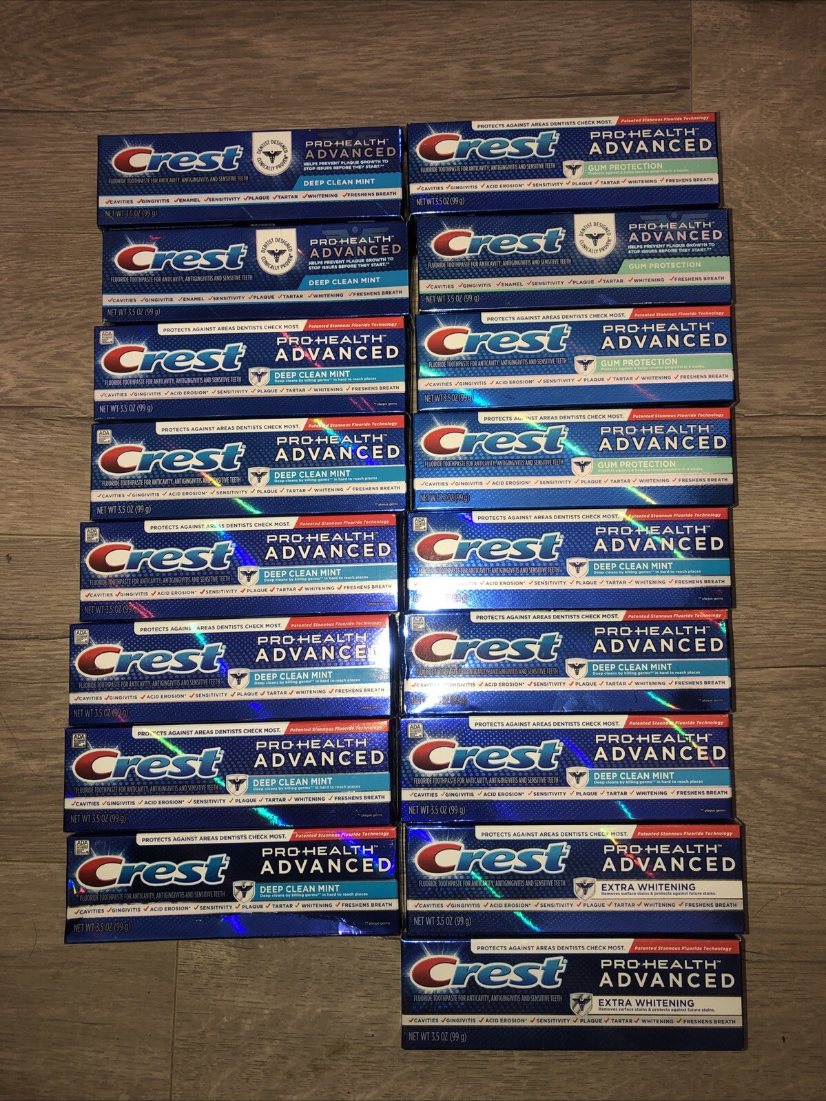 17 Crest Pro-Health Advanced Toothpastes 3.5 oz. Exp 12/2021+