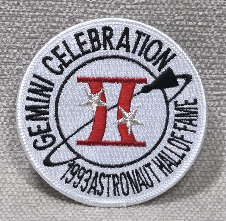 NASA Gemini Celebration 1993 Astronaut Hall of Fame Class Patch 3½"