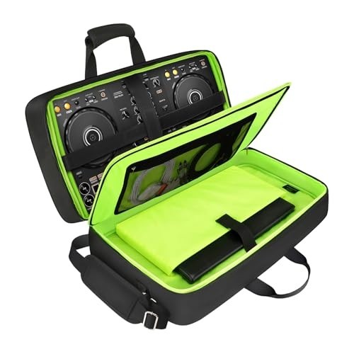 Padded DJ Controller Case for DDJ-FLX4, DJ 400, REV1 - 5 Pockets, Adjustable Str
