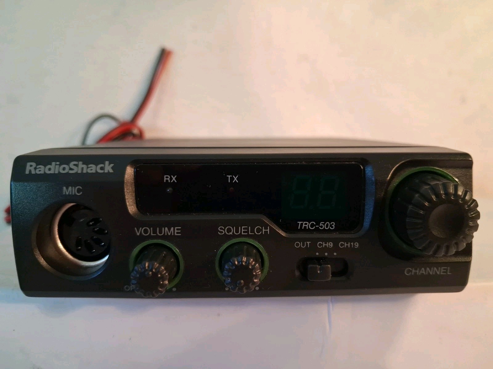Radioshack TRC-503 40-Channel Mobile CB Radio W/9/19 Priority Switch  # 21-1703A