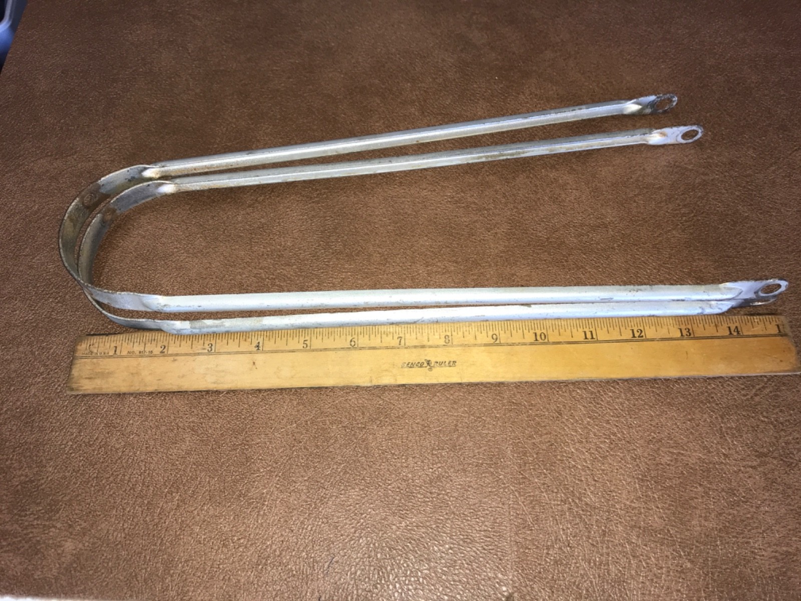 Vintage Bicycle Fender Brackets Pair 15”