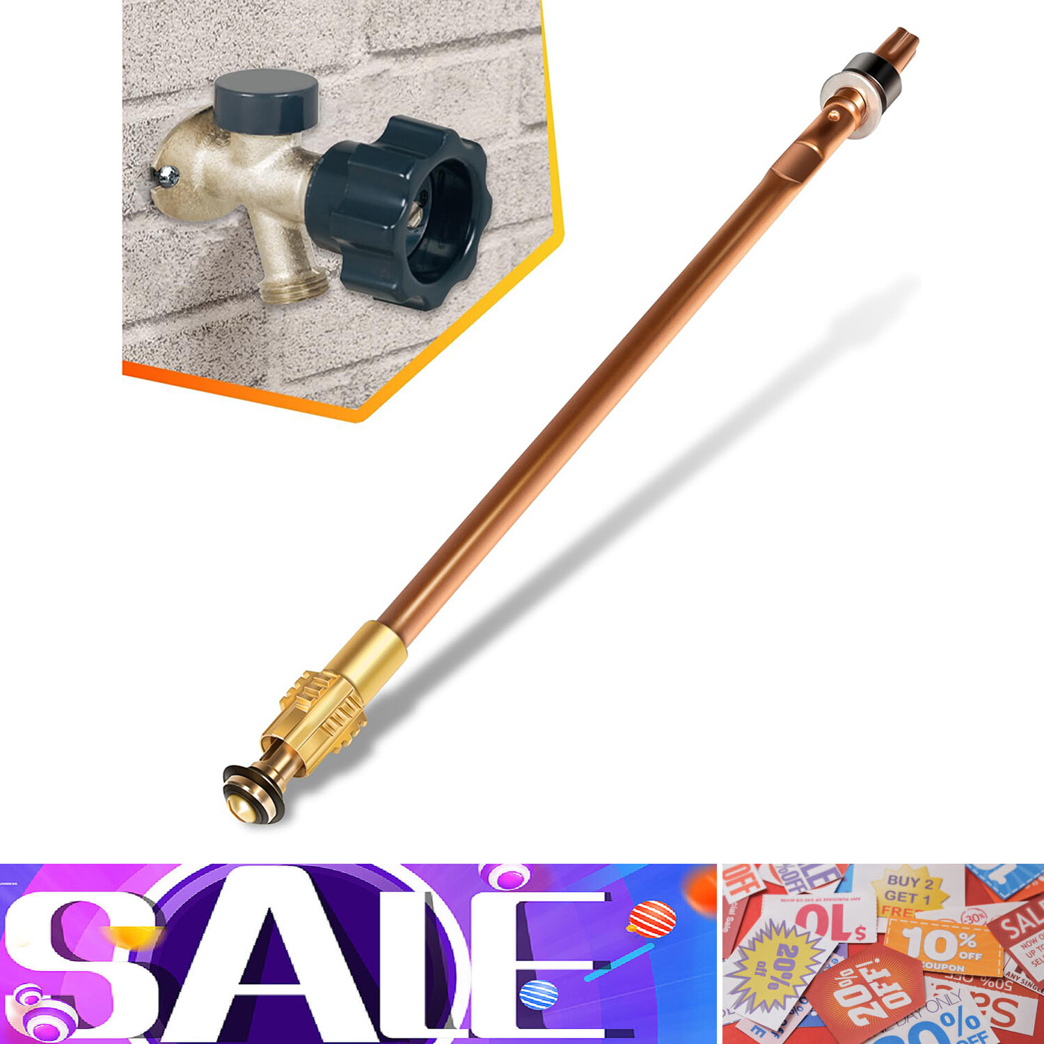 For Pier 8-Inch Sillcock ASFP 123-0093 Stem Assembly 500 Series Mansfield Style