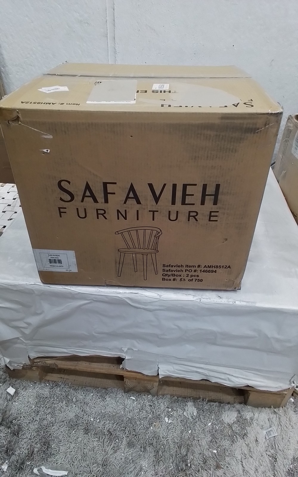 Safavieh BLANCHARD SIDE CHAIR, Reduced Price 2172762052 AMH8512A