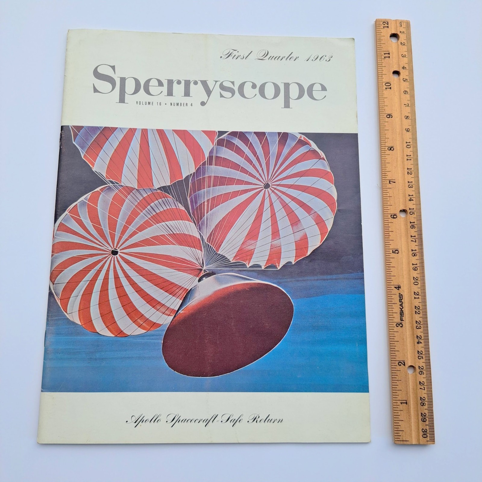 1963 Sperryscope Vol 16 No 4 Apollo NASA UNIVAC Sperry Rand Space Magazine