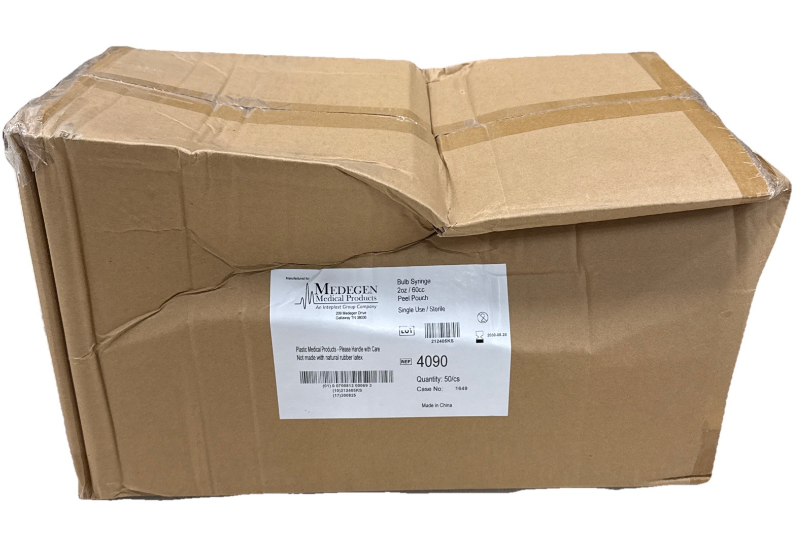 MEDEGEN MEDICAL PRODUCTS, LLC 4090 Bulb Irrigation Syringe, 50 PACK