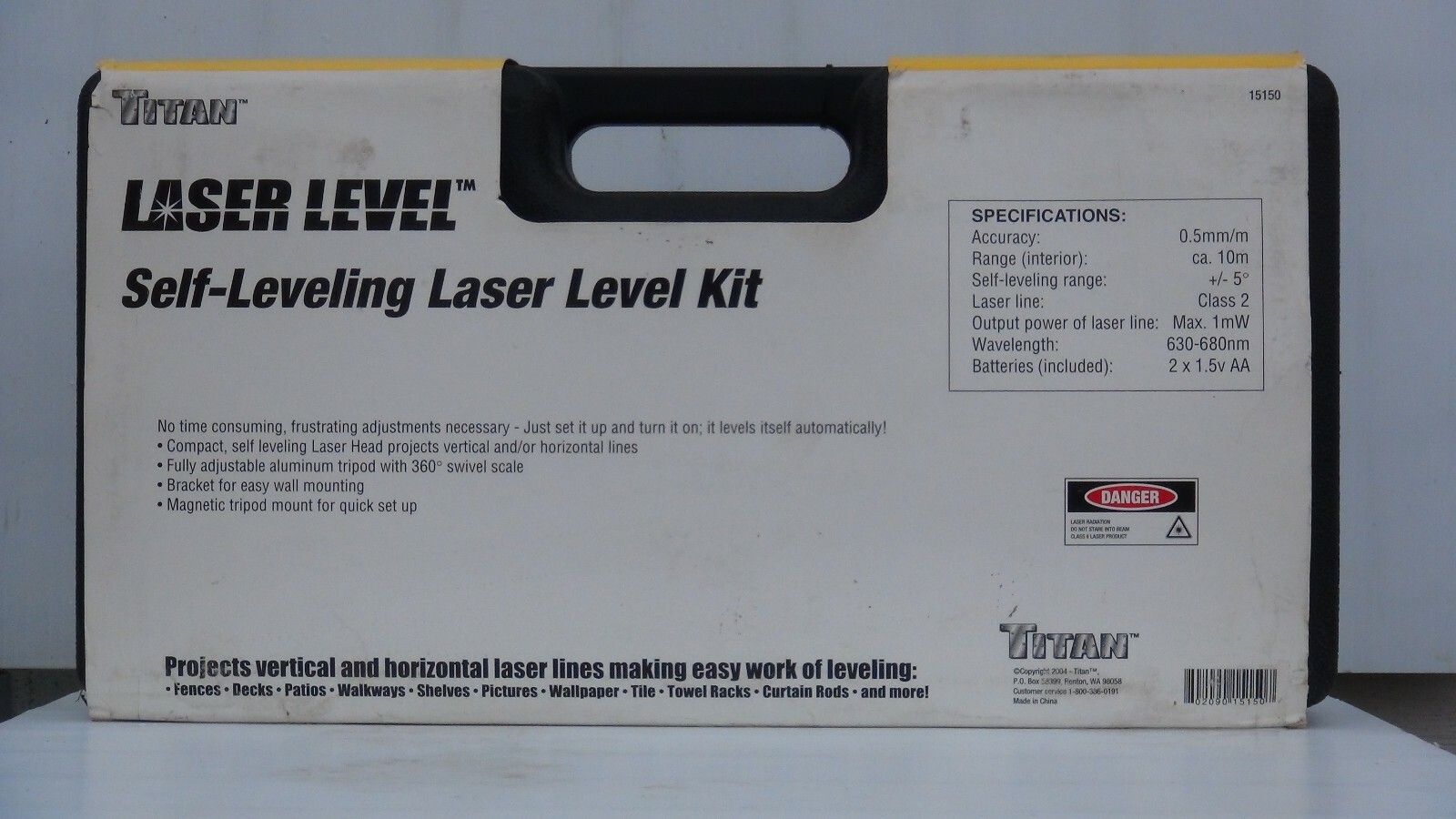 TITAN 15150 Self-Leveling Laser Level Kit *NEW LOWER PRICE*