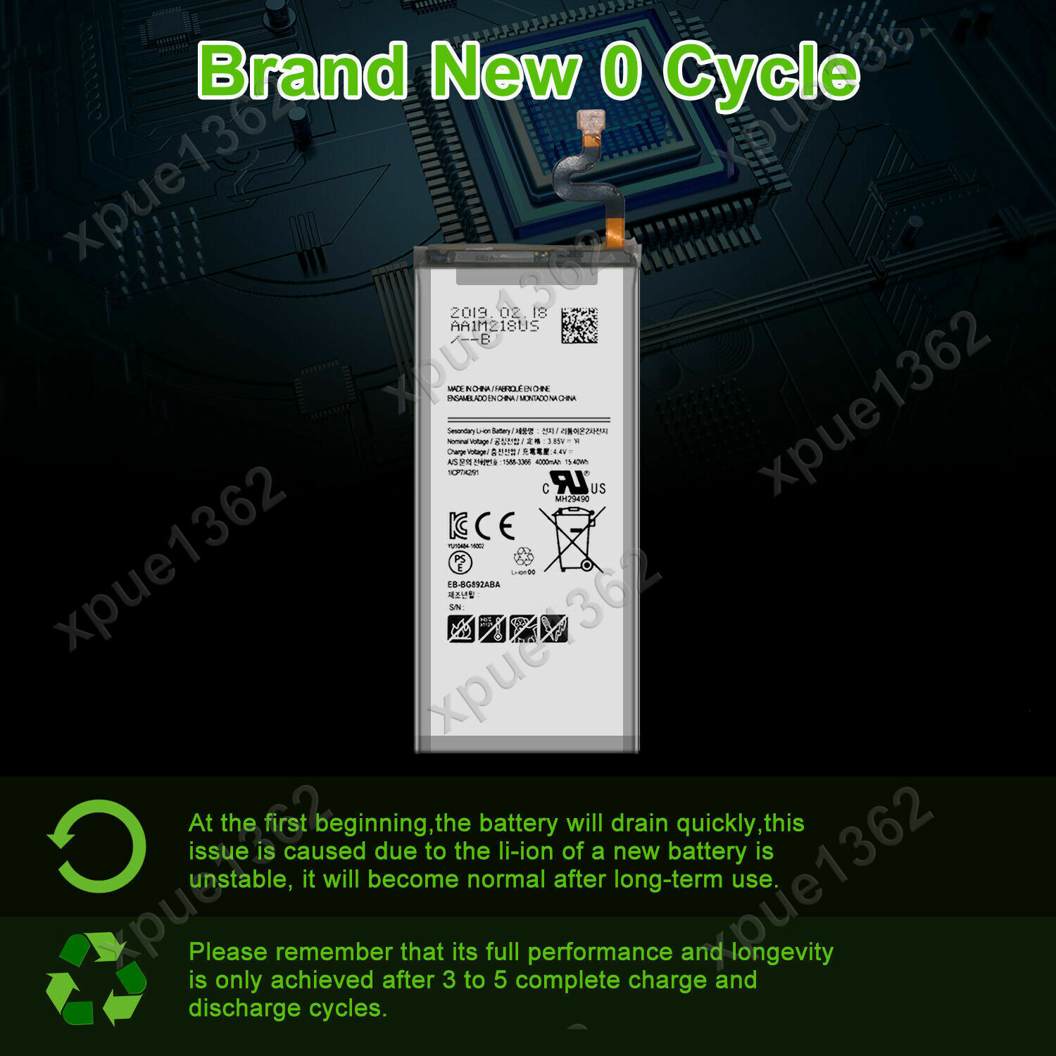 For Samsung Galaxy S8 Active Battery EB-BG892ABA Tool