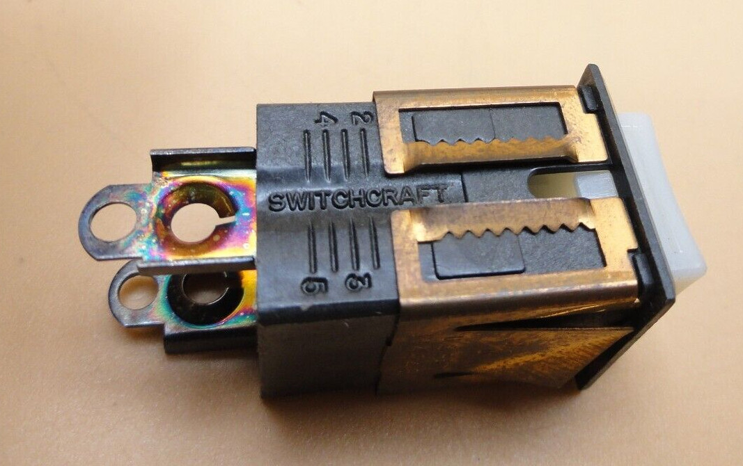 SWITCH CRAFT MOMENTARY PUSH SWITCH PANEL MOUNT (QTY 2 )