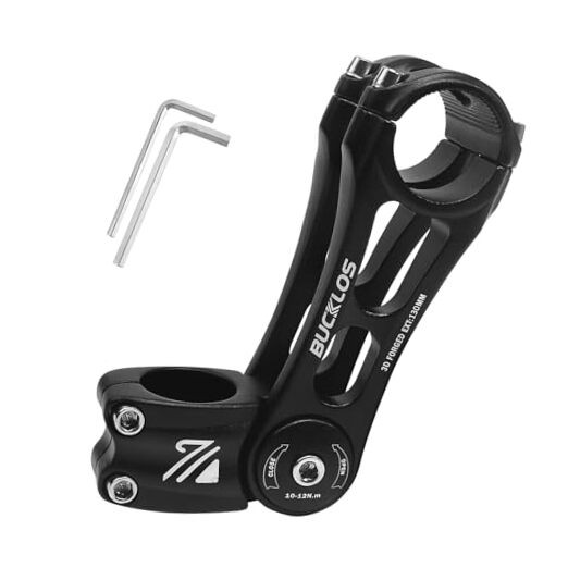 Adjustable Bike Stem MTB 25.4mm 31.8mm 90/110/130/145mm 80 Degree 31.8×130mm